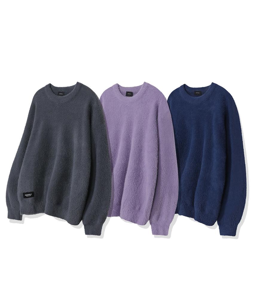 BEENTRILL Hairy Knit (Blue)