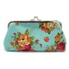 Stoff Damen Geldbörse lang groß rosa Canvas Geldbörse einlagig Clutch Handytasche