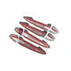 For BMW X1 F48 X5 X6 F15 F16 2016 2017 Car-Styling Exterior Door Handle Pull Carbon Fiber Texture Cover
