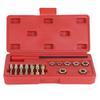 Kit de réparation de filetage universel pour voiture, 15 pièces, 7 tarauds métriques, outil de filetage