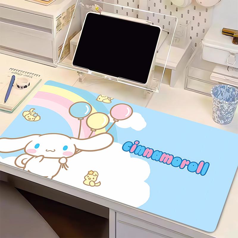Cute Cartoon Mouse Pad XXL Extended Desk Mat Gamer PC Computer Keyboard Pad Cinnamoroll Kawaii Anime Gaming Accessories Mousepad