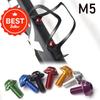 2Pcs Bicycle Water Bottle Cage Bolts Bike Water Bottle Holder Screws Aluminum Alloy Screws Mtb Road M5 Accessories Repair Tool