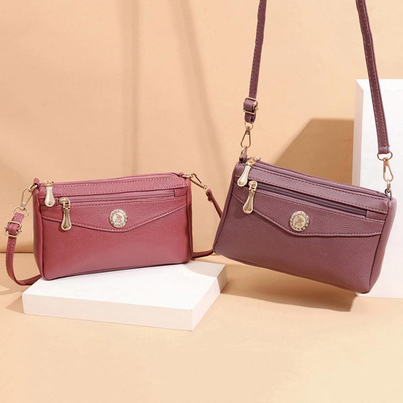 Mode Schlichte Damen Designer Handtasche Hohe Qualität Kleine Umhängetasche Einfarbig Schulter Crossbody Taschen Clutch