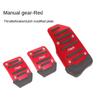 Universal Aluminum Automatic Transmission Car Pedal Cover Brake Fuel Gas Foot Pad Set Kit Pedals Non-Slip Pedals Brake Kit Parts
