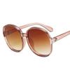 Klassische große Rahmen Luxus Damen Sonnenbrille Designer Mode Kunststoff Vintage Runde Gradienten Sonnenbrille Uv400 Brillen