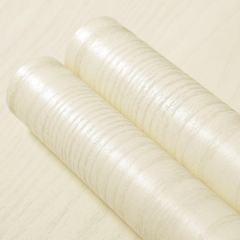 Thick Wood Grain Waterproof Stickers PVC Self-adhesive Wallpaper For Wardrobes Desks Old Doors Furniture Renovation