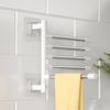 1PC Bathroom Towel Rack Rotatable Towel Holder Rotatable Stainless Steel Towel Bars Kitchen Shelf Hanger Wall Mounted