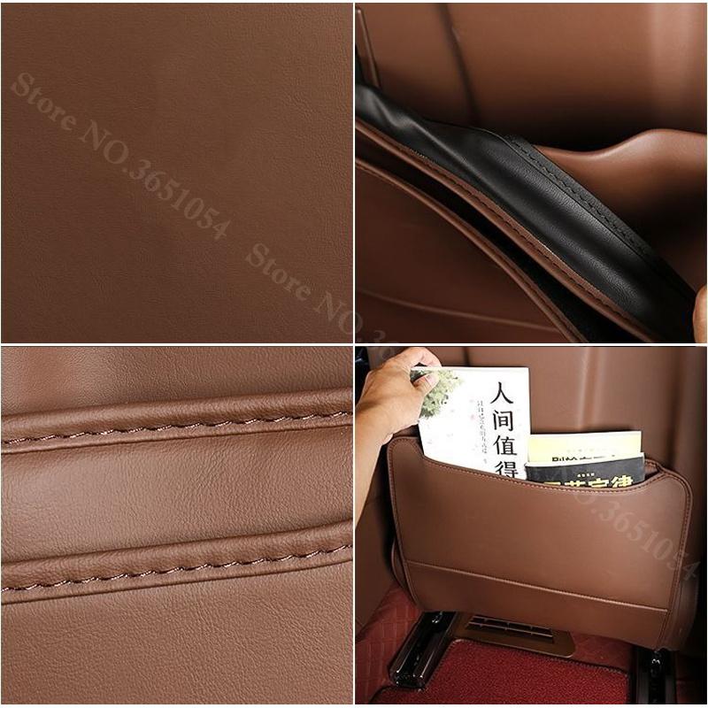 For Great Wall Tank 700 2026-2026 Car Leather Seat Back Kick Pad Rear Row Seat Protector Scratch Dirt Resistant Anti Kick Pad