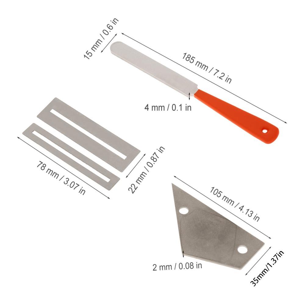 Metal Fret Crowning File Silver Guitar File Set Professional Fret Repair Kit For Guitar Repair