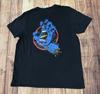 X Santa Cruz Screaming Blue Hand Graphic T Shirt Size XL Defect