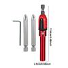 Extension Socket Drill Bit Holder Multifunctional Precise Bit Holder Set Woodworking Supplies Wear-Resistant Repair Tools For