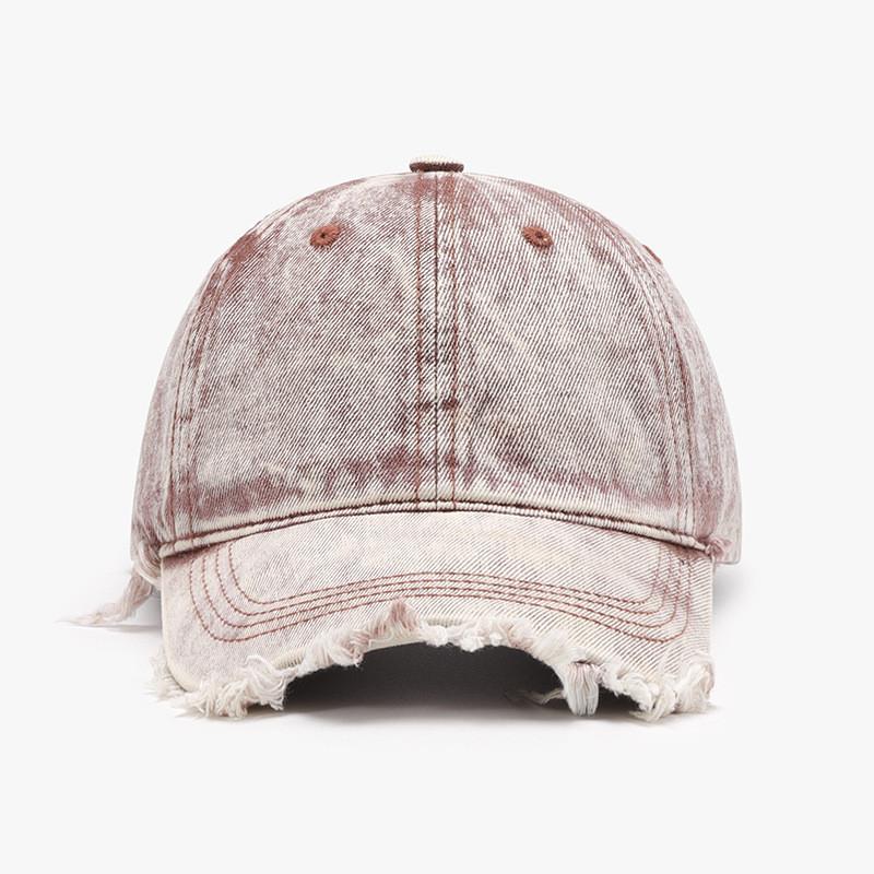 Cotton Baseball Cap With Embroidered Letters Adjustable Sun Protection For Men Women Outdoor Summer