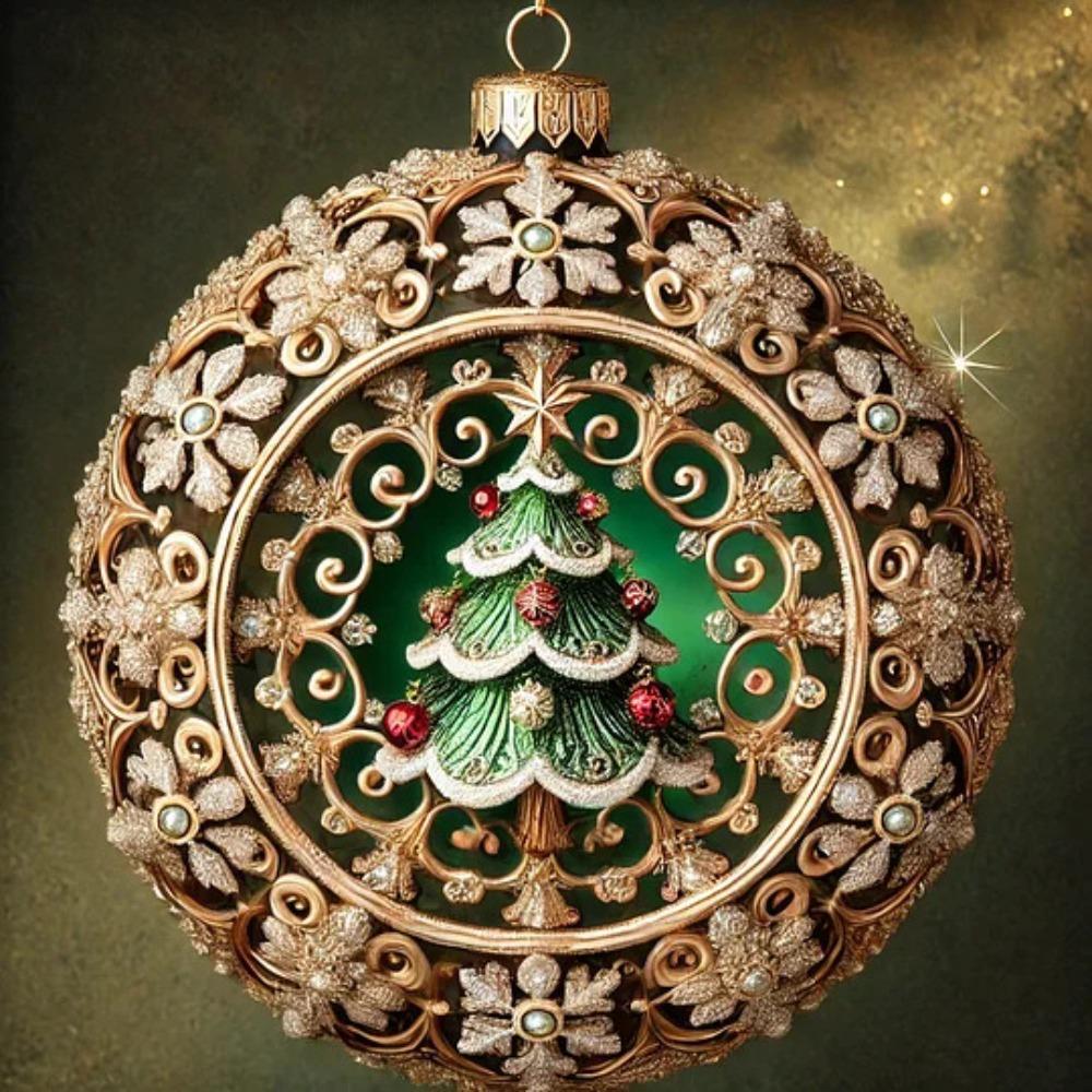 1pc Flat 10cm Fairy Tale Planet Christmas Tree Decoration Acrylic Durable Material 2D Acrylic Decorative Multifunction Pendant