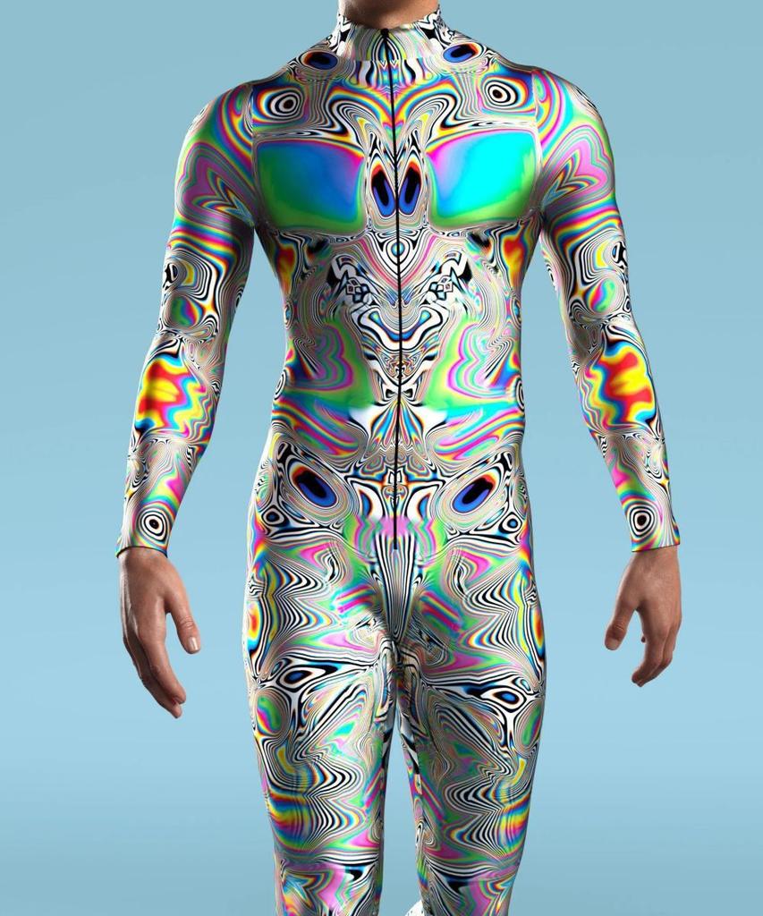 New Tights 3D Digital Printing Adult Cosplay One-piece Costume