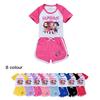 5033 Kids Girls POP Rumi Zoey Mira Print T-shirt Shorts Sport Tracksuit Clothes Set