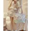 Students In Class Large-capacity Bags Women's New Trendy Spring and Summer Sweet Tote Bags Diamond Shoulder Commuting A