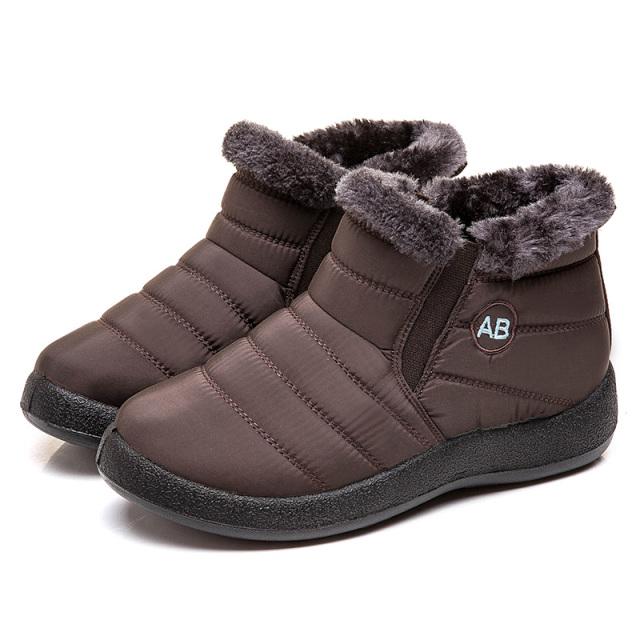 Women Boots  Fashion Waterproof Snow Boots For Winter Shoes Women Casual Lightweight Ankle Botas Mujer Warm Winter Boots