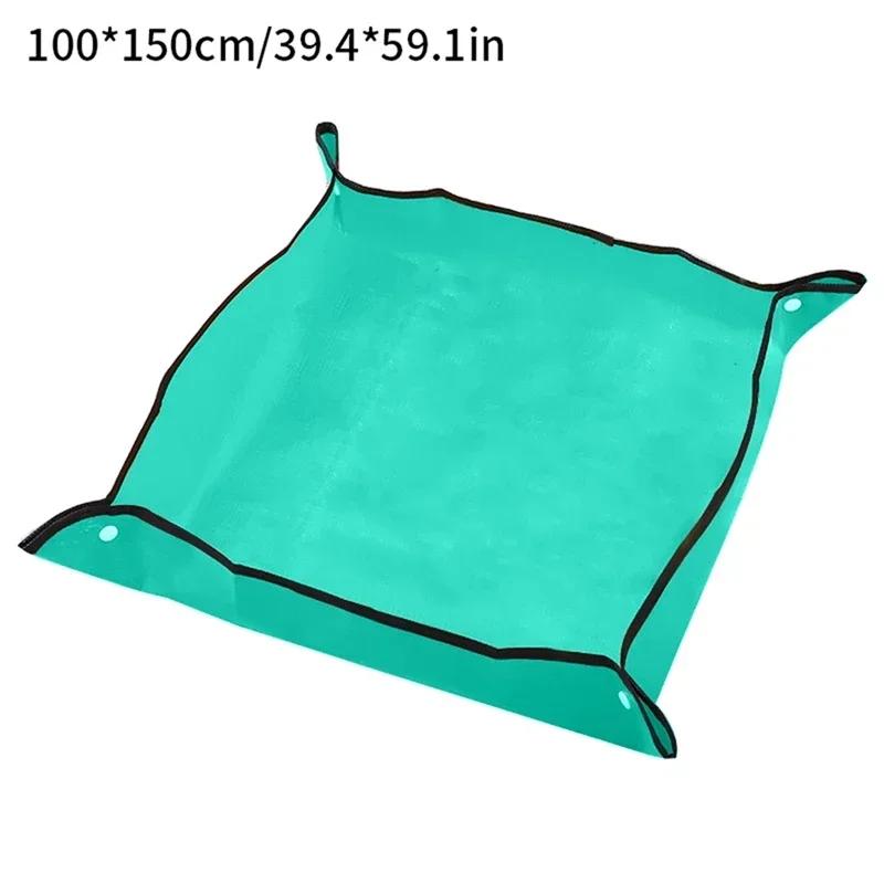 50/66/75/100cm Gardening Mat PE Transplanting Plant Waterproof Square Plant Potting Mat Thicken Foldable Garden Accessories