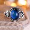 Retro Vintage Color Changing Mood Ring Oval Emotion Feeling Changeable Temperature Control Color Ring for Women