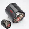 1 adet Parlak Karbon Fiber Araba Egzoz Ucu Borusu 63mm Giriş BMW M2 F87 M3 F80 M4