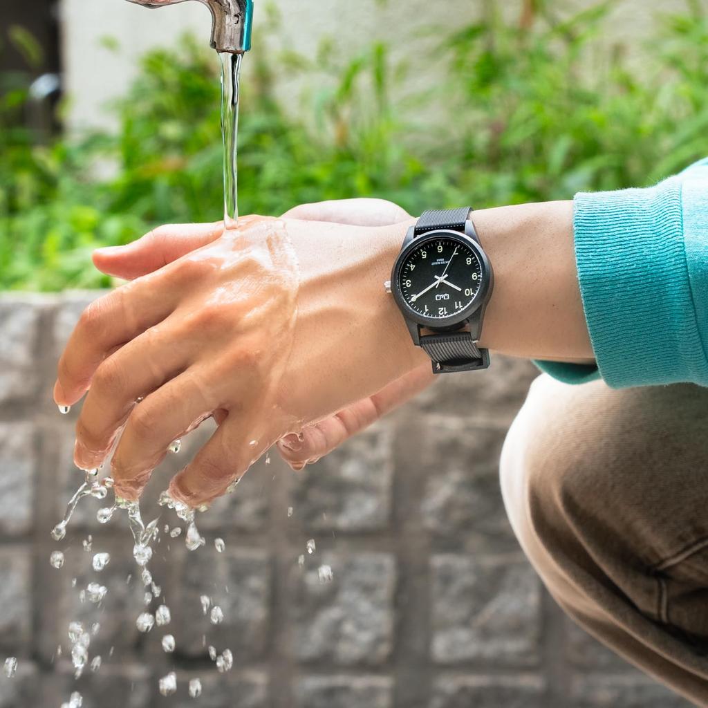 Analoge wasserdichte Urethan-Armbanduhr Minzgrün [Citizen Q&Q] VS40-010 Damen