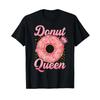 Donut Lover Funny Queen with Sprinkles Design T Shirt Vintage Washed Graphic Designer Clothes Slightly Versatile Breathable