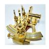 4'' Brass Nautical Vintage Style Marine Maritime Sextant With Leather Box Gifts