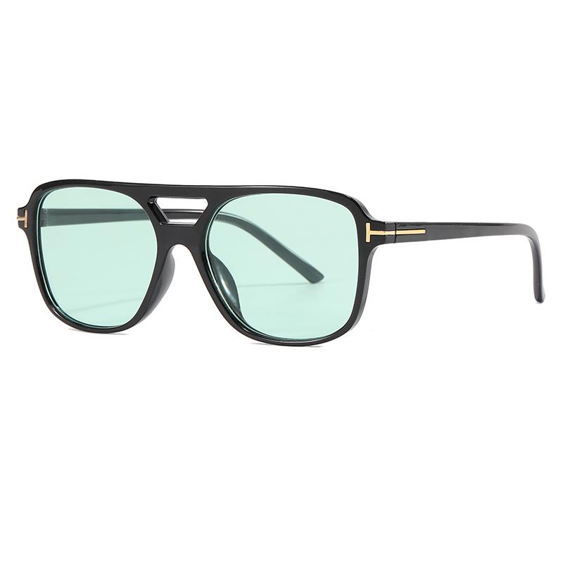 9pcs/4pcs Double Bridge Sun Eyeglasses Oversize Candy Color Goggles Women Classic Stylish Oval Shape Pilot Sunglasses UV400 Oculos Glasses De Sol