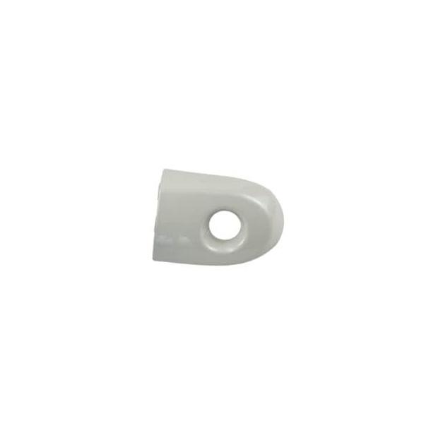 White Front Left Outside Door Handle Bezel Cover W/Keyhole For Versa 07-2012