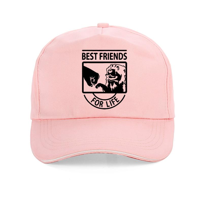 Funny Best Friends For Life Australian Shepherd Dog Unisex Hat Cartoon Print Graphic Women Baseball Cap Dog Adjustable Snapback Hat