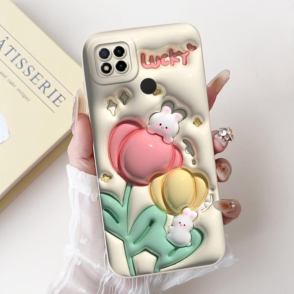 For Xiaomi Redmi 9C Case Cute Panda Cartoon Cover Shockproof Soft TPU Phone Case For Xiaomi Redmi 9C NFC Redmi9C Back Cover Bags