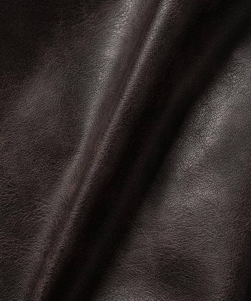 Nonblank Vegan Leather Blouson_Dark Brown