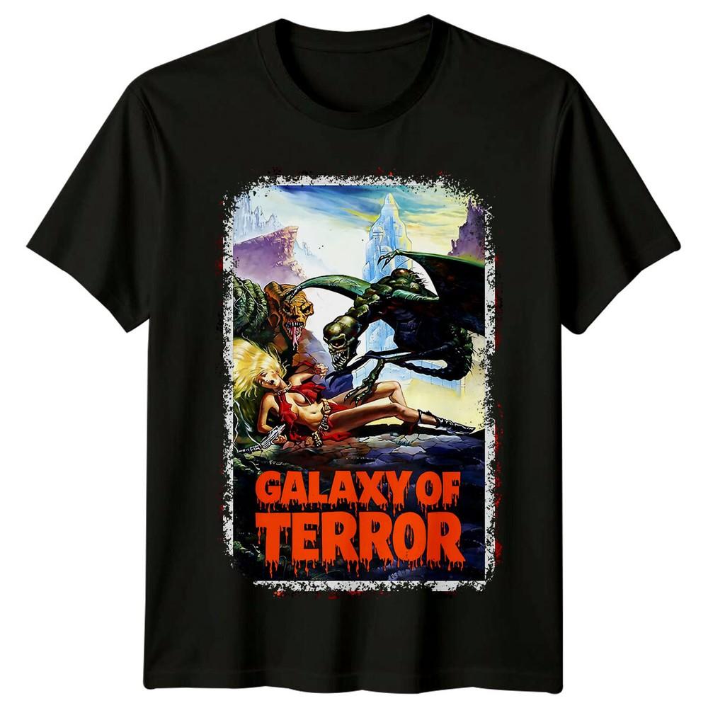 Galaxy Of Terror 1981 Movie Poster Inspired Tshirt Retro Tee Unisex