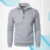 Heren Herfst Winter Heren Half Rits Pullover Sweatshirt Coltrui Raglan Lange Mouw Hoodies Warm Streetwear Zakelijk