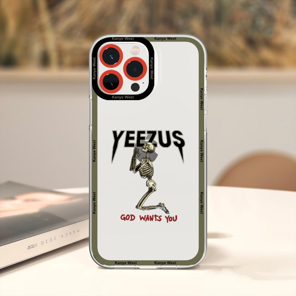 Kanye West Ye Phone Case For iPhone 11 12 Mini 13 14 15 16 Pro Max Transparent Shell