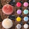Autumn and Winter Imitation Otter Rabbit Fur Ball Keychain Fashion Ladies Bag Pendant Plush Car Keychain Charm
