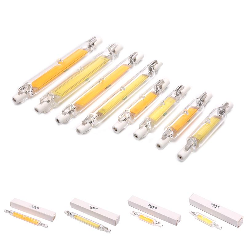 1Pc R7S Cob Led Lamp Bulb Glass Tube For Replace Halogen Light 78Mm/118Mm