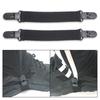 2Pcs Motorcycle Bike Stirrup Pants Clips Leg Boot Elastic Adjustable Straps