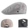 Casquette plate en mesh pour homme Chapeau Newsboy respirant d'été Béret Cabbie Ivy Gatsby pour la conduite la chasse