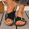 Mode 2025 Nouveaux Couvre-boucle simples de couleur unie pour femmes pour porter des pantoufles droites à talons plats