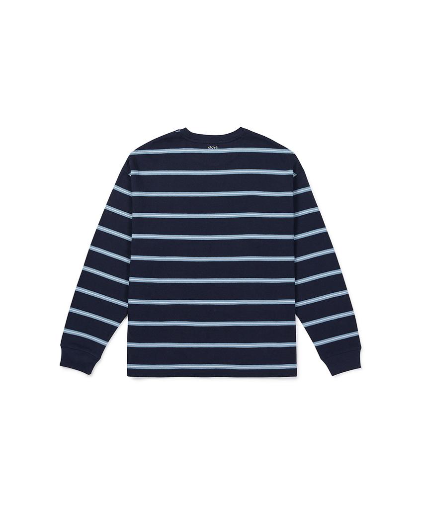 CLOVE [26Fw CLOVE] Stripe Long Sleeve T-Shirt_Men (Navy)
