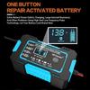 EAFC 12V Smart Battery Charger with LCD Display, 6A Intelligent Pulse Repair