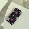 C-Colorful Star Phone Case For iPhone 17,16,15,14,13,12,11 Pro Max, Lightweight and practical Soft Black Cover