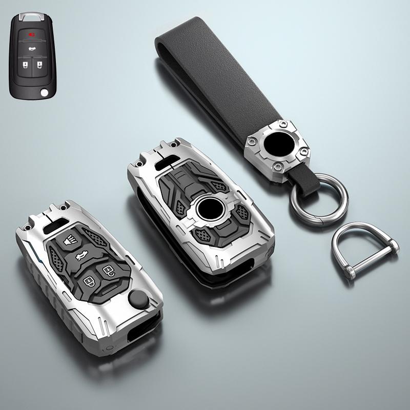 Zinc Alloy Auto Key Fob Cover Full Case Fit For Buick Chevrolet Cruze Opel Vauxhall Astra J Corsa Insignia Mokka Encore Automotive Fold Housing