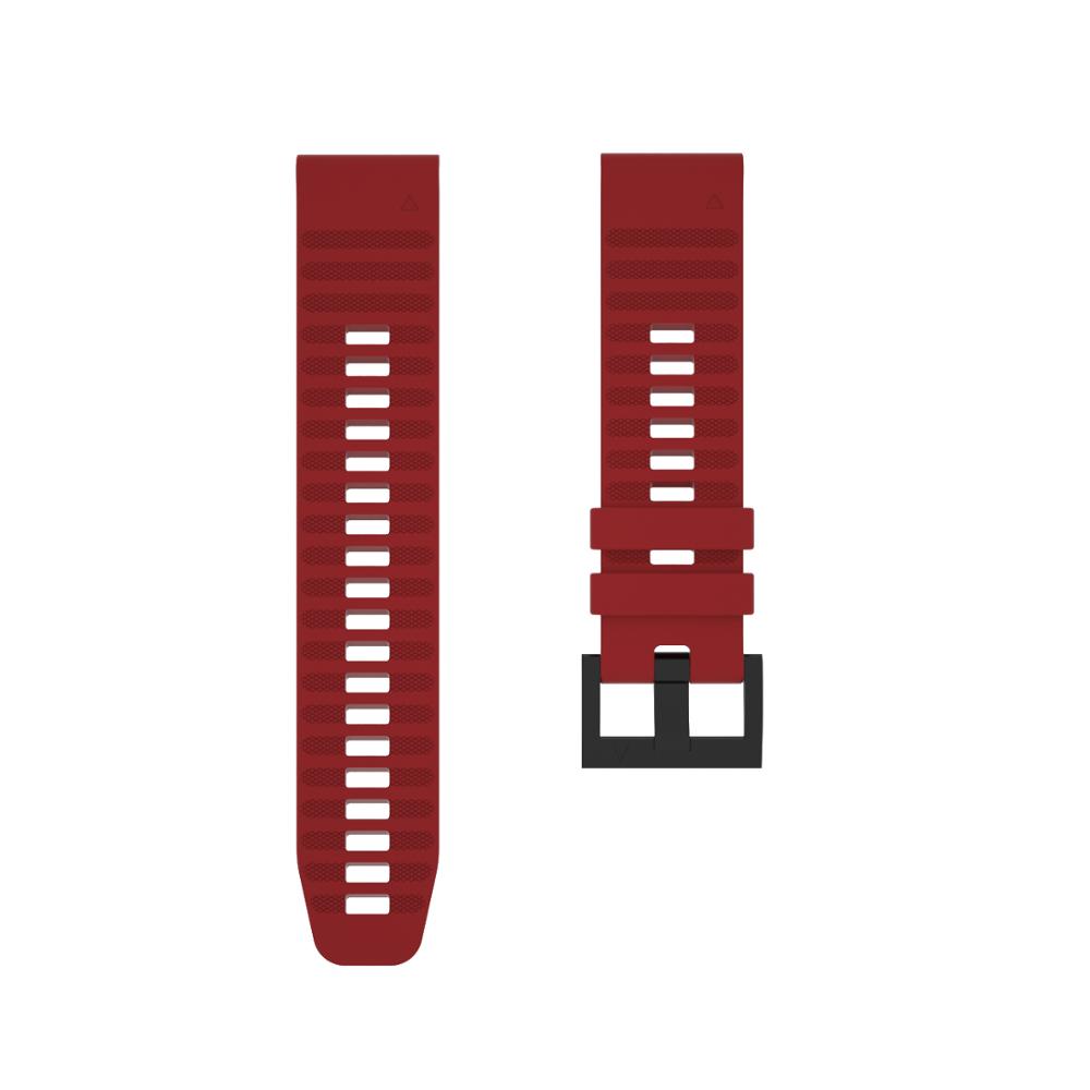 26 22MM Silicone Quick Release Watchband Strap for Garmin Fenix 6X Pro Watch Easyfit Wrist Band Strap For Fenix 6 Pro Watch