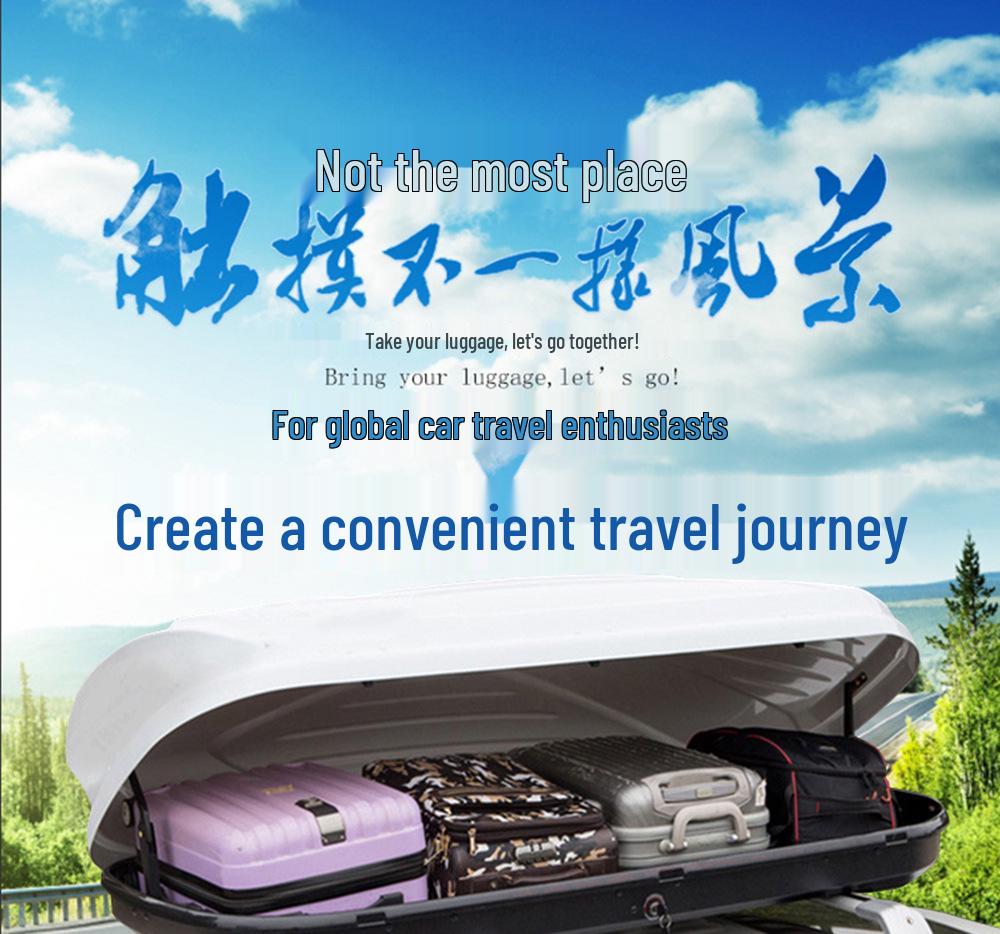 Compatible with AION Y Plus, V, S: Slim Roof Box & In-Car Travel Box for SUVs
