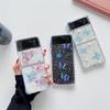 For Samsung Galaxy Z Flip 4 3 Case Shiny Colorful Butterfly Star Transparent Folding Shockproof Protective Back Case Accessories