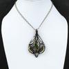 Copper Seraphinite Pendant Copper Wire Wrapped Jewelry Gemstone Pendant Copper Pendant Wire Wrapped Pendant Gift For Bridal Handmade Jewelry