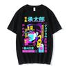 Anime Jojo-Bizarre Adventure T-Shirt Herren Jotaro Star Platinum Manga Grafik T-Shirts Herren Damen Sommer Kurzarm Oversize Top