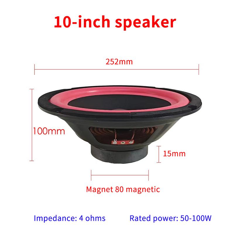 5/6/8/10 Inch Car Speakers Hifi Coaxial Subwoofer Music Full Range Frequency Car Stereo Speaker For Universal Car Home Audio